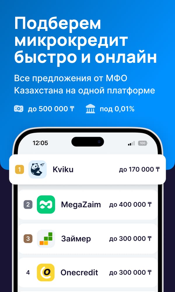 Микрозаймы онлайн в Казахстане — подобрать на Финтоп